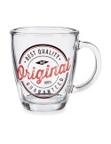 Mug Original Transparent Glass (320 ml) (6 Units) | Tienda24 Tienda24.eu