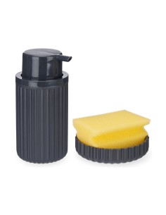 Set da Cucina 3 Pezzi Antracite Plastica da Kinvara, Supporti e distributori - Ref: S3611101, Precio: €2.25, Descuento: %