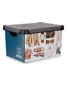 Storage Box Vintage 19 x 13,5 x 29 cm Vintage 5 L | Tienda24 Tienda24.eu