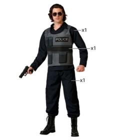 Costume for Adults Policeman by BigBuy Carnival, Adults - Ref: S1137343, Price: 19,88 €, Discount: %