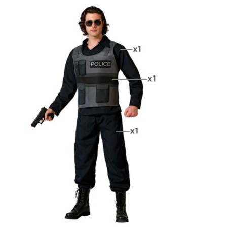 Costume for Adults Policeman | Tienda24 - Global Online Shop Tienda24.eu