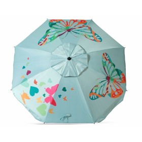 Parasol Bleu 200 cm UPF 50+ de BigBuy Outdoor, Parasols - Réf : S1137382, Prix : 18,85 €, Remise : %