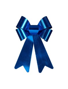 Fiocco 22 x 38 cm Decorazione Natalizia Azzurro PVC da Krist+, Natale - Ref: S3611431, Precio: €1.19, Descuento: %