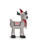 Christmas Reindeer White Red Grey 22 x 47 x 45 cm | Tienda24 Tienda24.eu