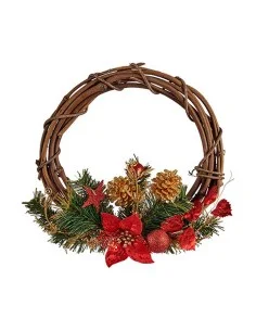 Árvore de Natal 5,1 x 49,5 x 25,5 cm Dourado Madeira | Tienda24 Tienda24.eu