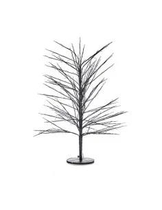 Decorative Figure Christmas Tree Silver Wood 5 x 49,5 x 26 cm (6 Units) | Tienda24 Tienda24.eu