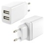 Wall Charger KSIX 2 USB 2.4A White | Tienda24 - Global Online Shop Tienda24.eu