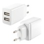 Wall Charger KSIX 2 USB 2.4A White | Tienda24 - Global Online Shop Tienda24.eu