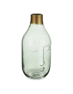 Bodenvase Alexandra House Living grün Gold Kristall 25 x 25 x 70 cm | Tienda24 Tienda24.eu