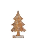 Christmas Tree Brown 5 x 31 x 15 cm Silver Wood | Tienda24 Tienda24.eu