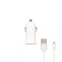 Cargador USB para Coche + Cable Lightning MFi Contact Apple-compatible 2.1A de Contact, Cargadores - Ref: S1902736, Precio: 1...