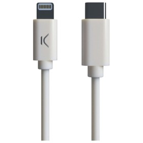 Câble USB-C vers Lightning KSIX MFI (1 m) Blanc de KSIX, Chargeurs - Réf : S1903397, Prix : 9,98 €, Remise : %