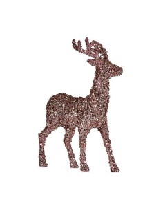 Deko-Figur Zwerg Weiß Rot Polyester Holz Sand 20 x 100 x 25 cm (8 Stück) | Tienda24 Tienda24.eu