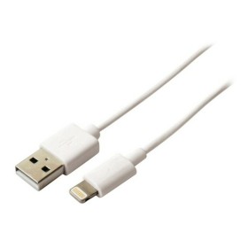 Cavo USB a Lightning Contact (1 m) Bianco di Contact, Caricabatterie - Rif: S1904088, Prezzo: 9,68 €, Sconto: %