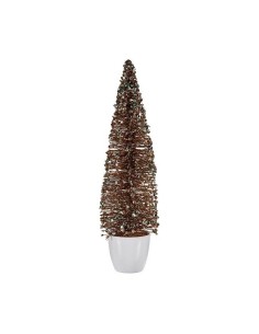 Figurine Décorative ville Noël Blanc Marron Bois 44 x 44,5 x 6 cm | Tienda24 Tienda24.eu