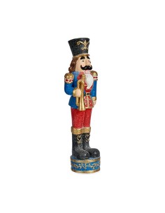 Statua Decorativa Azzurro Schiaccianoci 15 x 65,5 x 21,5 cm Ceramica da Krist+, Natale - Ref: S3612161, Precio: €39.16, Descu...