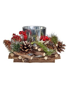 Adorno Navideño Multicolor Metal 33 x 22 x 97 cm | Tienda24 Tienda24.eu