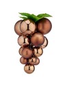 Christmas Bauble Grapes Small Brown Plastic 15 x 15 x 20 cm | Tienda24 Tienda24.eu