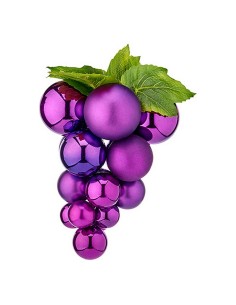 Palla di Natale Uva Viola Plastica 19 x 28 x 19 cm da Krist+, Natale - Ref: S3612484, Precio: €5.99, Descuento: %