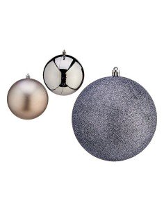 Bolas de Natal EDM Cristal Branco quente | Tienda24 Tienda24.eu