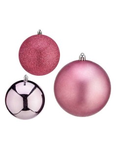 Boules de Noël Violet Plastique Paillettes 6 x 6 x 6 cm (30 Unités) | Tienda24 Tienda24.eu