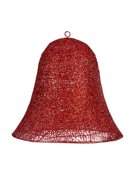 Decorazione Natalizia Campana Rosso Metallo 40 x 37,5 x 40 cm da Krist+, Natale - Ref: S3612835, Precio: €13.25, Descuento: %