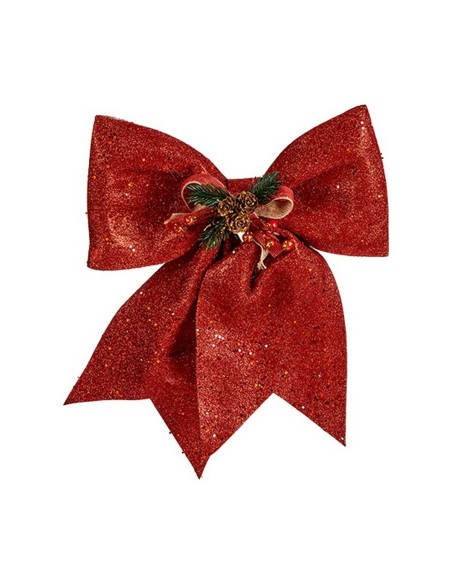 Lasso Christmas bauble 35 x 40 cm Decorated Red Plastic | Tienda24 Tienda24.eu