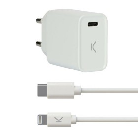 Chargeur USB Iphone KSIX Apple-compatible Blanc de KSIX, Chargeurs - Réf : S1905401, Prix : 20,40 €, Remise : %