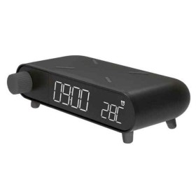 Reloj Despertador KSIX Carga inalámbrica Negro de KSIX, Relojes de escritorio - Ref: S1905454, Precio: 16,93 €, Descuento: %