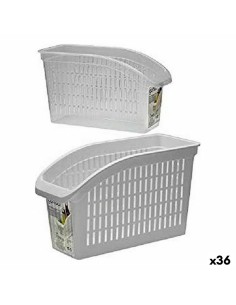 Cestino Bianco Plastica 3,5 L (13 x 17 x 29,2 cm) (36 Unità) da BigBuy Home, Scatole e cassapanche - Ref: S3614526, Precio: 5...