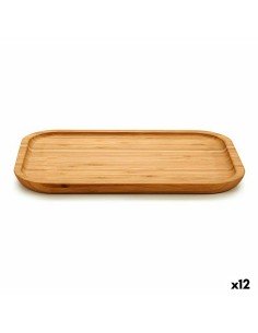 bandeja de aperitivos 45,5 x 30,5 x 5,5 cm Branco Madeira de mangueira (2 Unidades) | Tienda24 Tienda24.eu