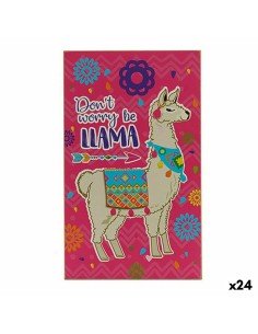 Cuadro Madera Llama (1 x 40 x 24 cm) de Gift Decor, Decoración de pared - Ref: S3615100, Precio: 42,05 €, Descuento: %