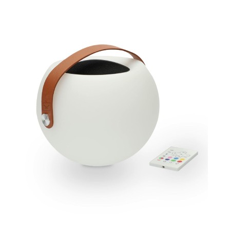 Altavoz Bluetooth com Candeeiro LED KSIX Bubble Branco 5 W Portátil | Tienda24 - Global Online Shop Tienda24.eu