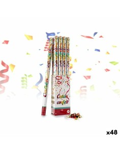 Cannone di coriandoli 5 x 98,5 x 5 cm Carta Multicolore (48 Unità) da BigBuy Home, Articoli per feste - Ref: S3615337, Precio...