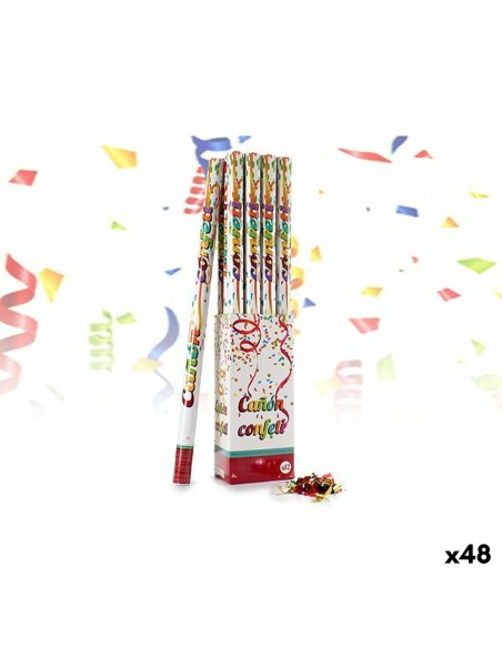 Canon à confettis 5 x 98,5 x 5 cm Papier Multicouleur (48 Unités) | Tienda24 Tienda24.eu