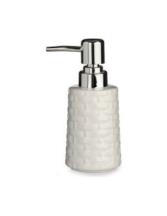 Toothbrush Holder Versa White Resin (7,3 x 10,4 x 7,3 cm) | Tienda24 Tienda24.eu