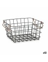 Wire Basket Black Steel Copper (22,5 x 14 x 31,5 cm) (12 Units) | Tienda24 Tienda24.eu