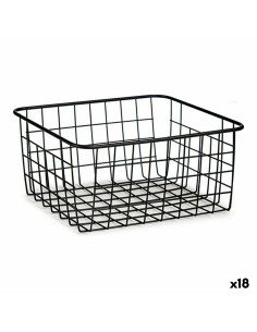 Panier décoratif Vinthera Moa Coton Gris 35 x 25 x 13 cm | Tienda24 Tienda24.eu