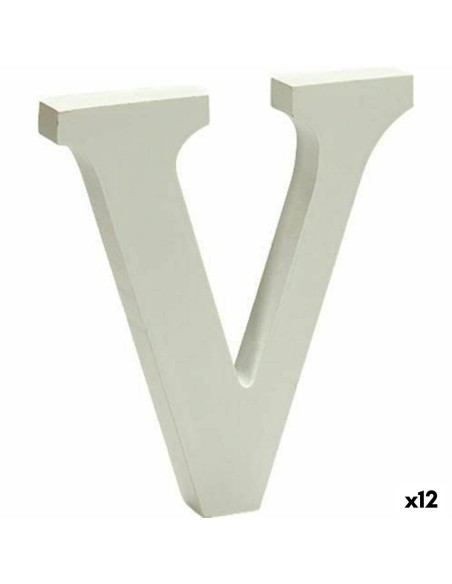 Buchstabe Buchstabe V 1,8 x 21 x 17 cm (12 Stück) | Tienda24 Tienda24.eu