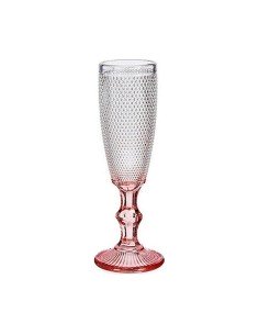 Champagne glass Diamond Transparent Glass 185 ml (6 Units) | Tienda24 Tienda24.eu