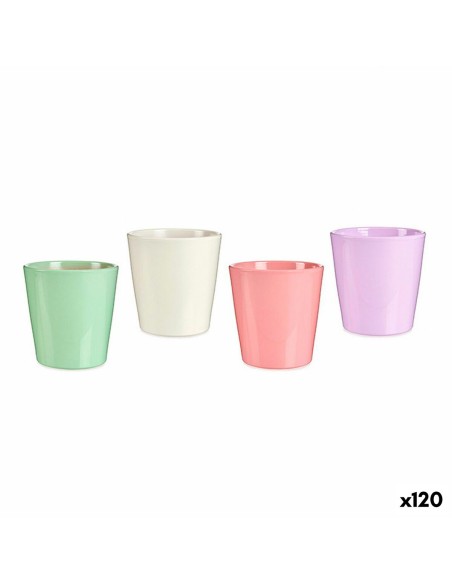 Maceta Rosa Lila Blanco Verde Arcilla (16,5 x 16 x 16,5 cm) (120 Unidades) | Tienda24 Tienda24.eu