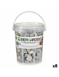 Piedras Decorativas 3 Kg Gris claro (4 Unidades) | Tienda24 Tienda24.eu