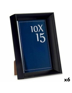 Cadre photo Noir Plastique verre (12,2 x 3,5 x 17,3 cm) (6 Unités) de Gift Decor, Cadres muraux et de table - Ref: S3617232, ...