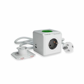 Rallonge 3 prises Schuko sans interrupteur Allocacoc de Allocacoc, Hubs prises téléphones - Réf : S1906007, Prix : 19,84 €, R...