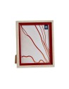 Cadre photo Verre Rouge Bois Marron Plastique (24 x 2 x 29 cm) (6 Unités) | Tienda24 Tienda24.eu