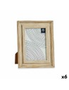 Marco de Fotos Cristal Dorado Madera Marrón Plástico (19 x 2 x 24 cm) (6 Unidades) | Tienda24 Tienda24.eu