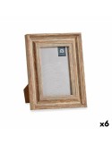 Fotorahmen Kristall Holz Braun Bronze Kunststoff (16,5 x 2 x 21 cm) (6 Stück) | Tienda24 Tienda24.eu