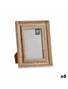 Cadre photo Romimex Blanc Bois de manguier Bois MDF 2 x 25 x 20 cm | Tienda24 Tienda24.eu