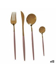 Cutlery set Quid Habitat Metal 24 Pieces | Tienda24 Tienda24.eu