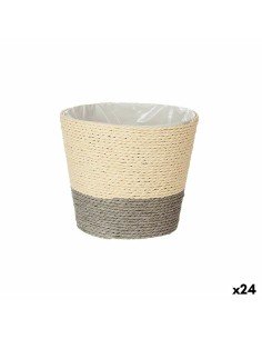 Set of Planters Blue Terracotta 19 x 19 x 17 cm Circular (2 Units) | Tienda24 Tienda24.eu